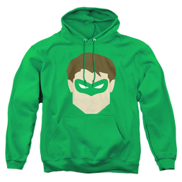 Green Lantern Gl Head - Pullover Hoodie Pullover Hoodie Green Lantern   