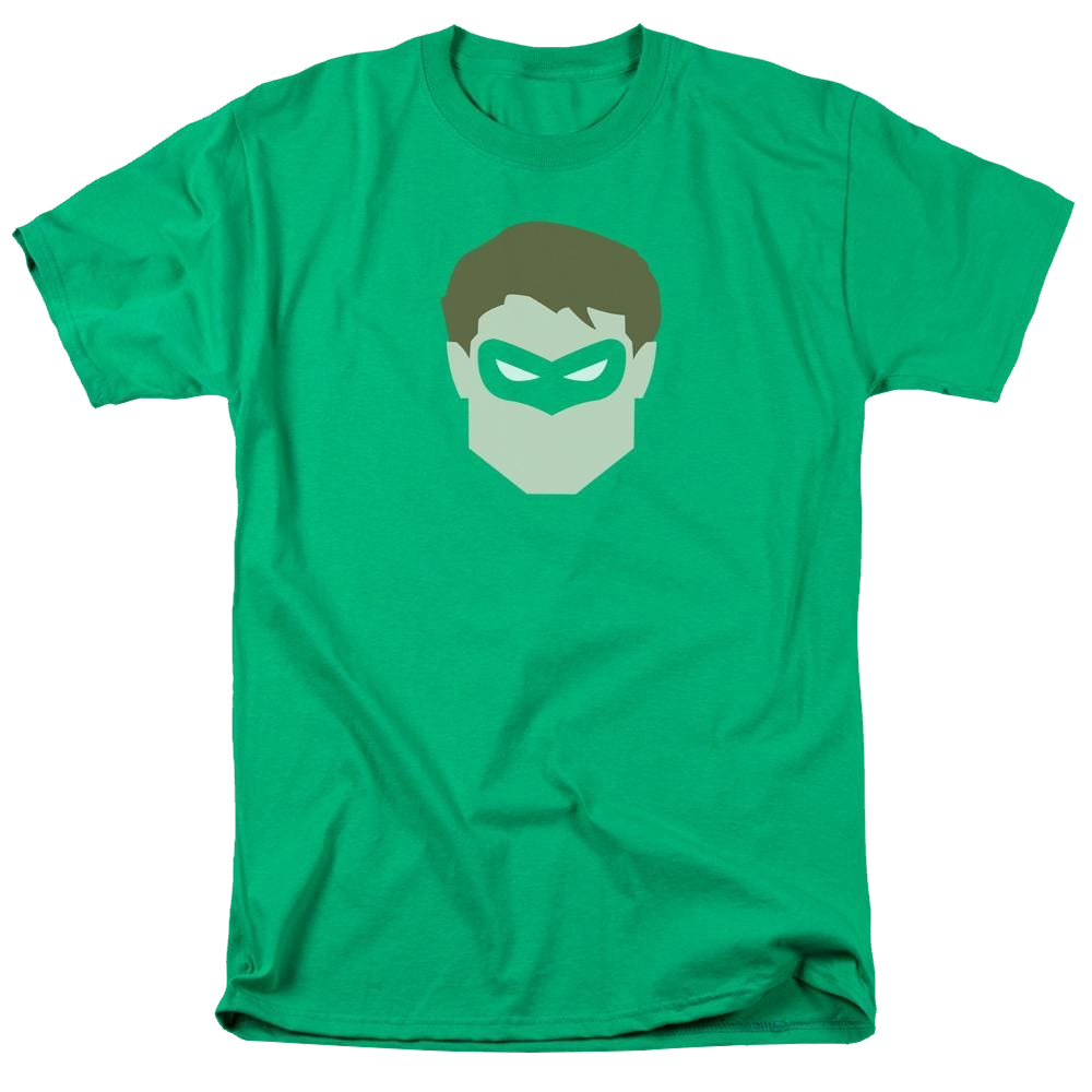 DC Comics Gl Head - Men's Regular Fit T-Shirt Men's Regular Fit T-Shirt Green Lantern   