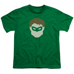 Green Lantern Gl Head - Youth T-Shirt Youth T-Shirt (Ages 8-12) Green Lantern   