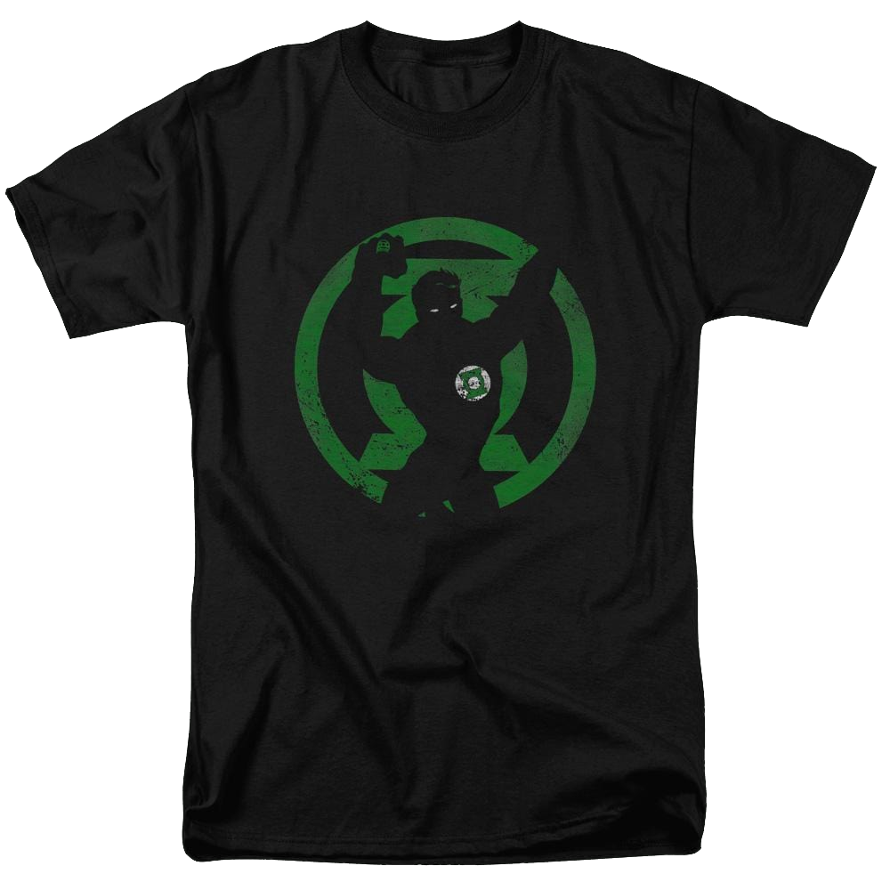 DC Comics Gl Symbol Knockout - Men's Regular Fit T-Shirt Men's Regular Fit T-Shirt Green Lantern   