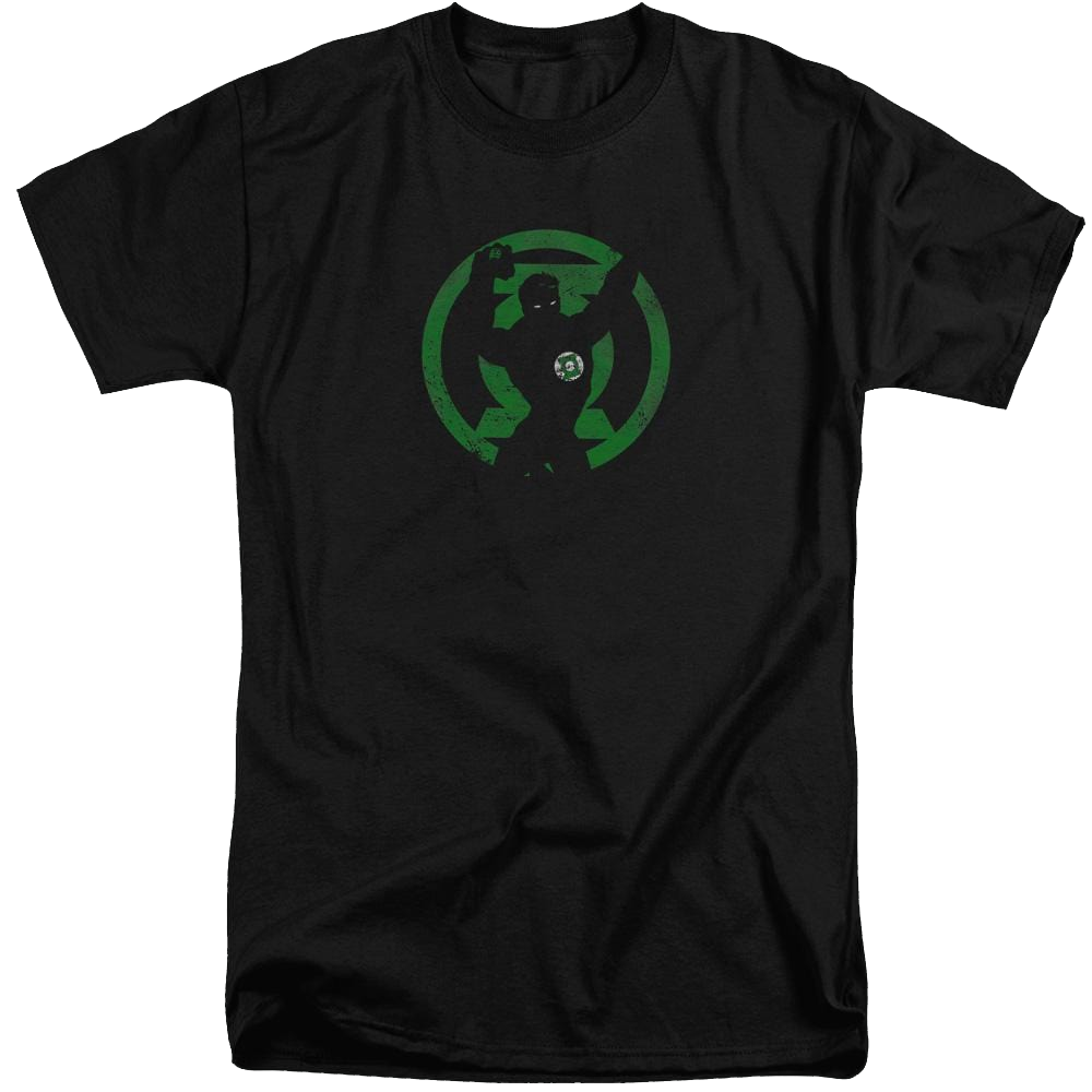 DC Comics Gl Symbol Knockout - Men's Tall Fit T-Shirt Men's Tall Fit T-Shirt Green Lantern   