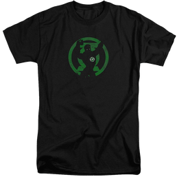 DC Comics Gl Symbol Knockout - Men's Tall Fit T-Shirt Men's Tall Fit T-Shirt Green Lantern   