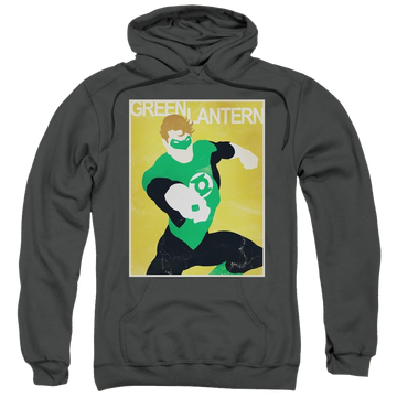 DC Comics Simple Gl Poster - Pullover Hoodie Pullover Hoodie Green Lantern   