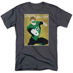 DC Comics Simple Gl Poster - Men's Regular Fit T-Shirt Men's Regular Fit T-Shirt Green Lantern   