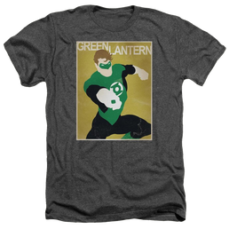 DC Comics Simple Gl Poster - Men's Heather T-Shirt Men's Heather T-Shirt Green Lantern   