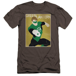 DC Comics Simple Gl Poster - Men's Premium Slim Fit T-Shirt Men's Premium Slim Fit T-Shirt Green Lantern   