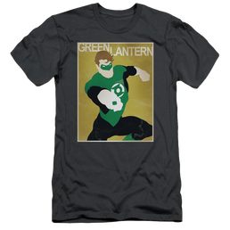 DC Comics Simple Gl Poster - Men's Slim Fit T-Shirt Men's Slim Fit T-Shirt Green Lantern   