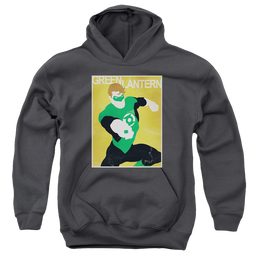 Green Lantern Simple Gl Poster - Youth Hoodie Youth Hoodie (Ages 8-12) Green Lantern   