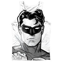 Green Lantern Bw Gl Head - Men's All Over Print Tank Top Men's All Over Print Tank Green Lantern   