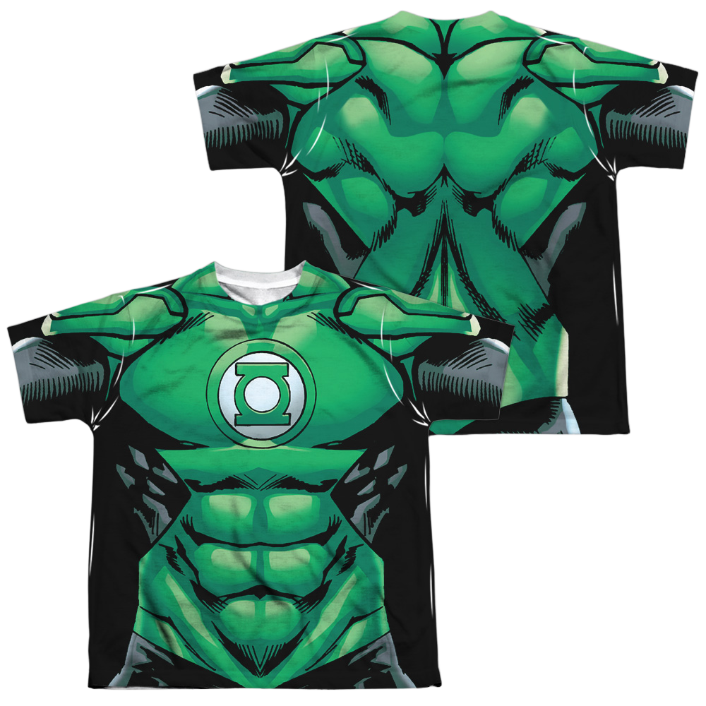 Green Lantern Uniform (Front/Back) - Youth All-Over Print T-Shirt Youth All-Over Print T-Shirt (Ages 8-12) Green Lantern   