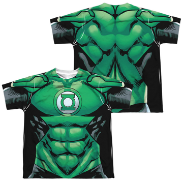 Green Lantern Uniform youth all-over print t-shirt for ages 8 to 12
