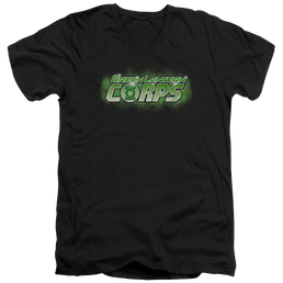 Green Lantern Gl Corps Title - Men's V-Neck T-Shirt Men's V-Neck T-Shirt Green Lantern   