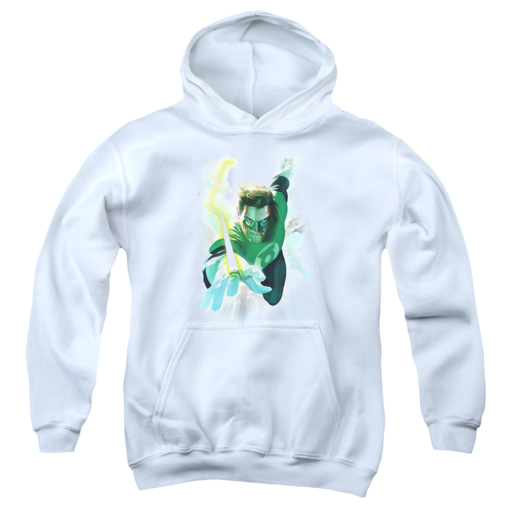 Green Lantern Clouds - Youth Hoodie Youth Hoodie (Ages 8-12) Green Lantern   