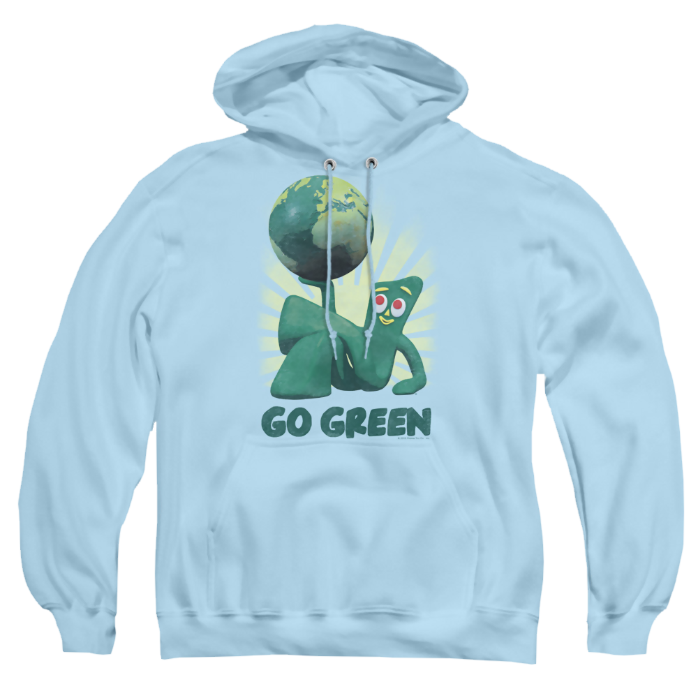 Gumby Go Green - Pullover Hoodie Pullover Hoodie Gumby   