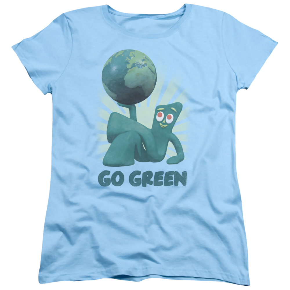 Gumby Go Green Women's T-Shirt Women's T-Shirt Gumby   
