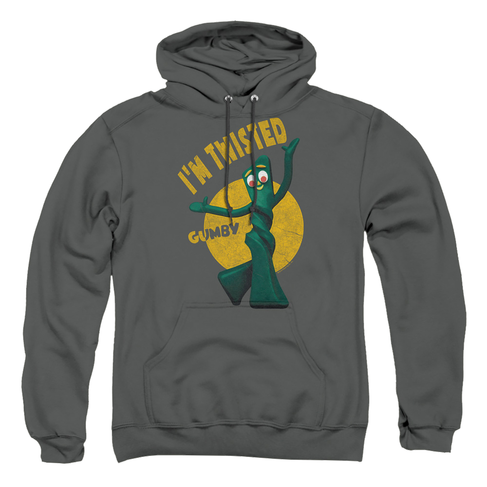 Gumby Twisted Pullover Hoodie Pullover Hoodie Gumby   