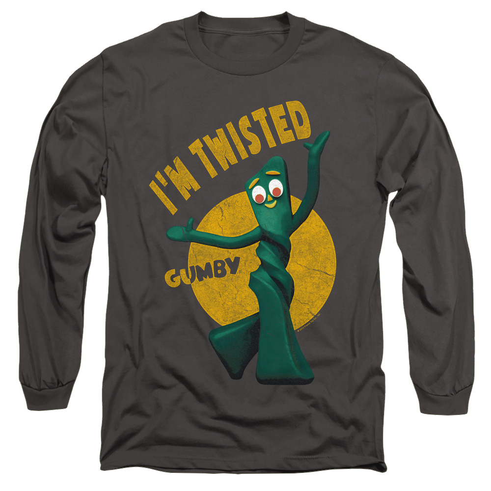 Gumby Twisted Men's Long Sleeve T-Shirt Men's Long Sleeve T-Shirt Gumby   
