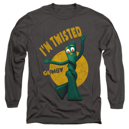 Gumby Twisted Men's Long Sleeve T-Shirt Men's Long Sleeve T-Shirt Gumby   