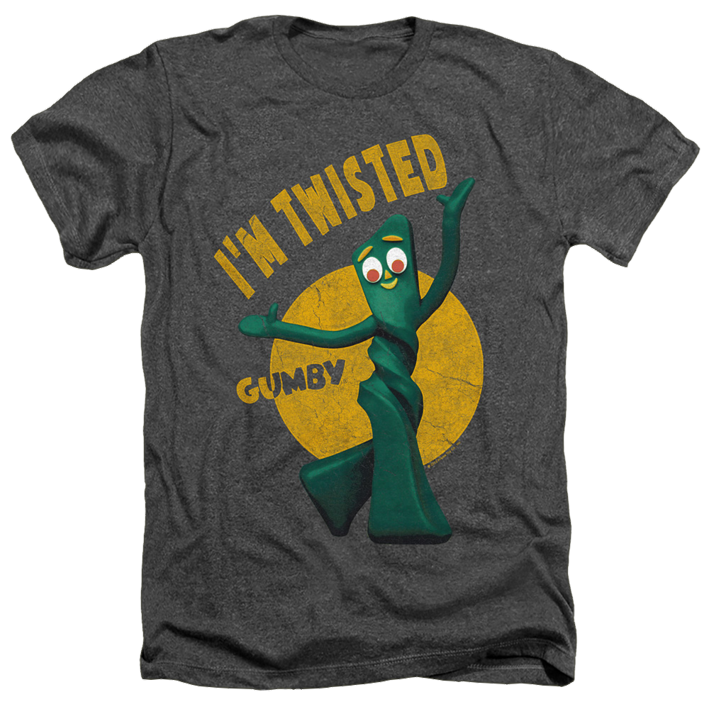 Gumby Twisted Men's Heather T-Shirt Men's Heather T-Shirt Gumby   