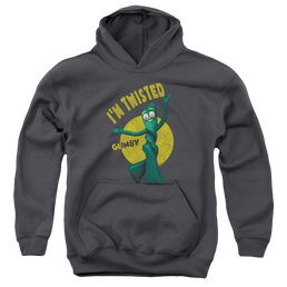 Gumby Twisted Youth Hoodie (Ages 8-12) Youth Hoodie (Ages 8-12) Gumby   