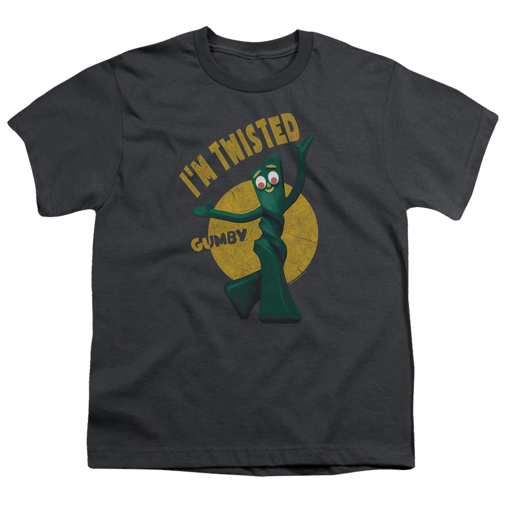Gumby Twisted Youth T-Shirt (Ages 8-12) Youth T-Shirt (Ages 8-12) Gumby   
