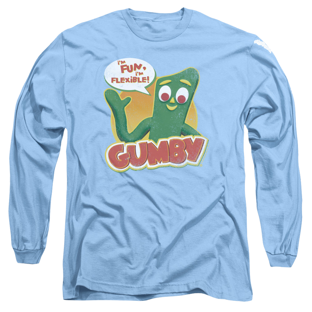 Gumby Fun & Flexible Men's Long Sleeve T-Shirt Men's Long Sleeve T-Shirt Gumby   