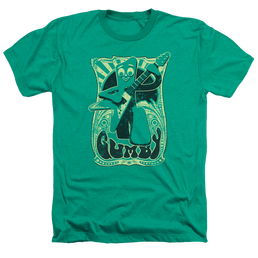 Gumby Vintage Rock Poster Men's Heather T-Shirt Men's Heather T-Shirt Gumby   