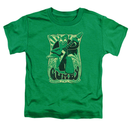 Gumby Vintage Rock Poster Kid's T-Shirt (Ages 4-7) Kid's T-Shirt (Ages 4-7) Gumby   