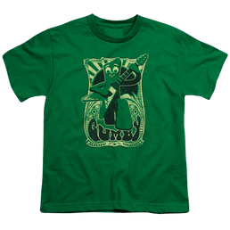 Gumby Vintage Rock Poster Youth T-Shirt (Ages 8-12) Youth T-Shirt (Ages 8-12) Gumby   