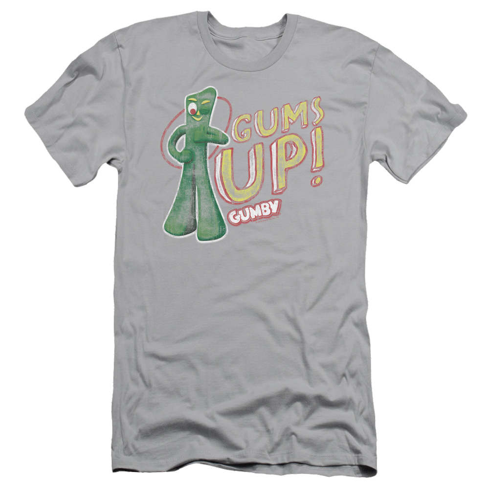 Gumby Gums Up Men's Slim Fit T-Shirt Men's Slim Fit T-Shirt Gumby   