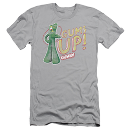 Gumby Gums Up Men's Slim Fit T-Shirt Men's Slim Fit T-Shirt Gumby   