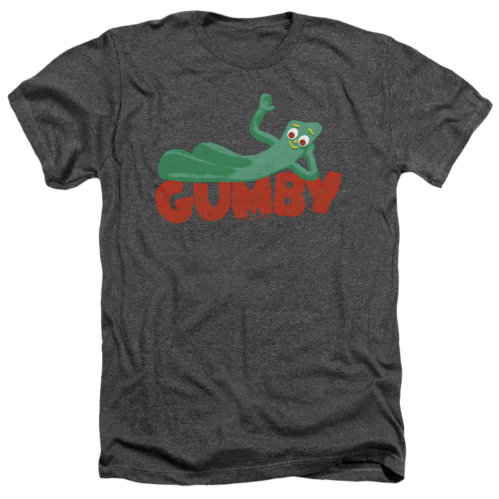 Gumby On Logo Men's Heather T-Shirt Men's Heather T-Shirt Gumby   