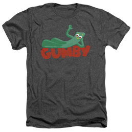 Gumby On Logo Men's Heather T-Shirt Men's Heather T-Shirt Gumby   