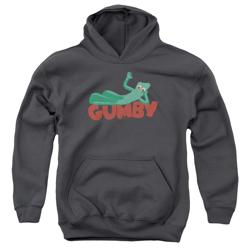 Gumby On Logo Youth Hoodie (Ages 8-12) Youth Hoodie (Ages 8-12) Gumby   