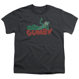 Gumby On Logo Youth T-Shirt (Ages 8-12) Youth T-Shirt (Ages 8-12) Gumby   