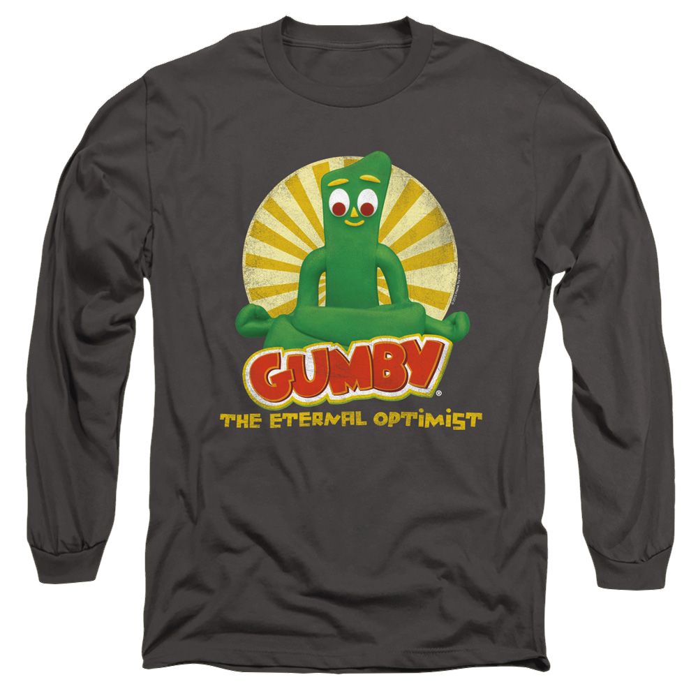 Gumby Optimist Men's Long Sleeve T-Shirt Men's Long Sleeve T-Shirt Gumby   