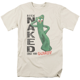 Gumby Buck Naked Men's Regular Fit T-Shirt Men's Regular Fit T-Shirt Gumby   