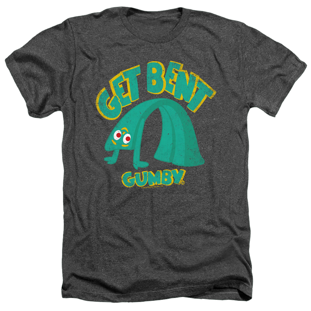 Gumby Get Bent Men's Heather T-Shirt Men's Heather T-Shirt Gumby   