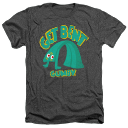 Gumby Get Bent Men's Heather T-Shirt Men's Heather T-Shirt Gumby   