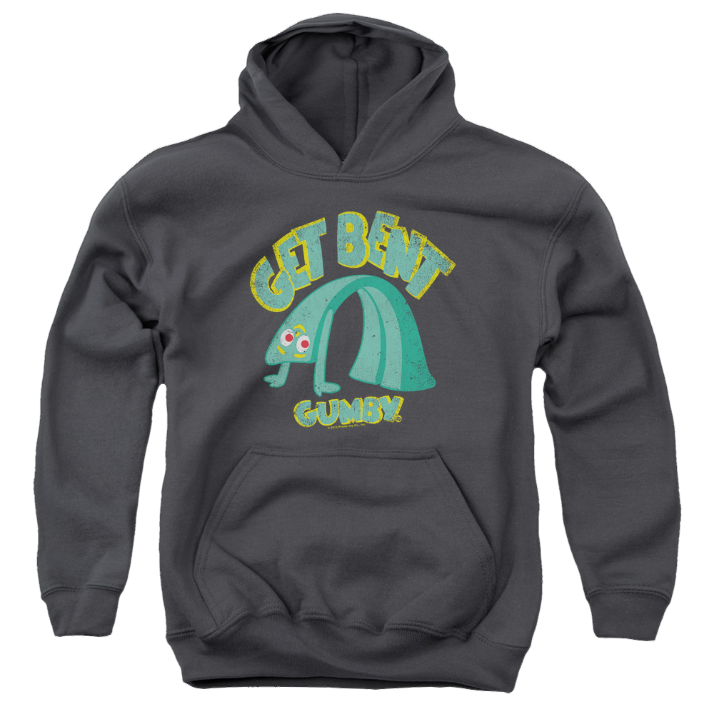 Gumby Get Bent Youth Hoodie (Ages 8-12) Youth Hoodie (Ages 8-12) Gumby   
