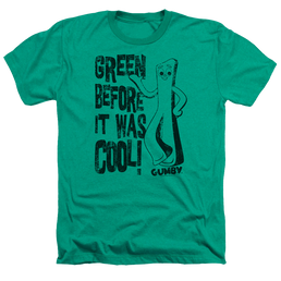 Gumby Cool Green Men's Heather T-Shirt Men's Heather T-Shirt Gumby   
