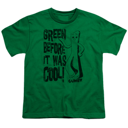 Gumby Cool Green Youth T-Shirt (Ages 8-12) Youth T-Shirt (Ages 8-12) Gumby   