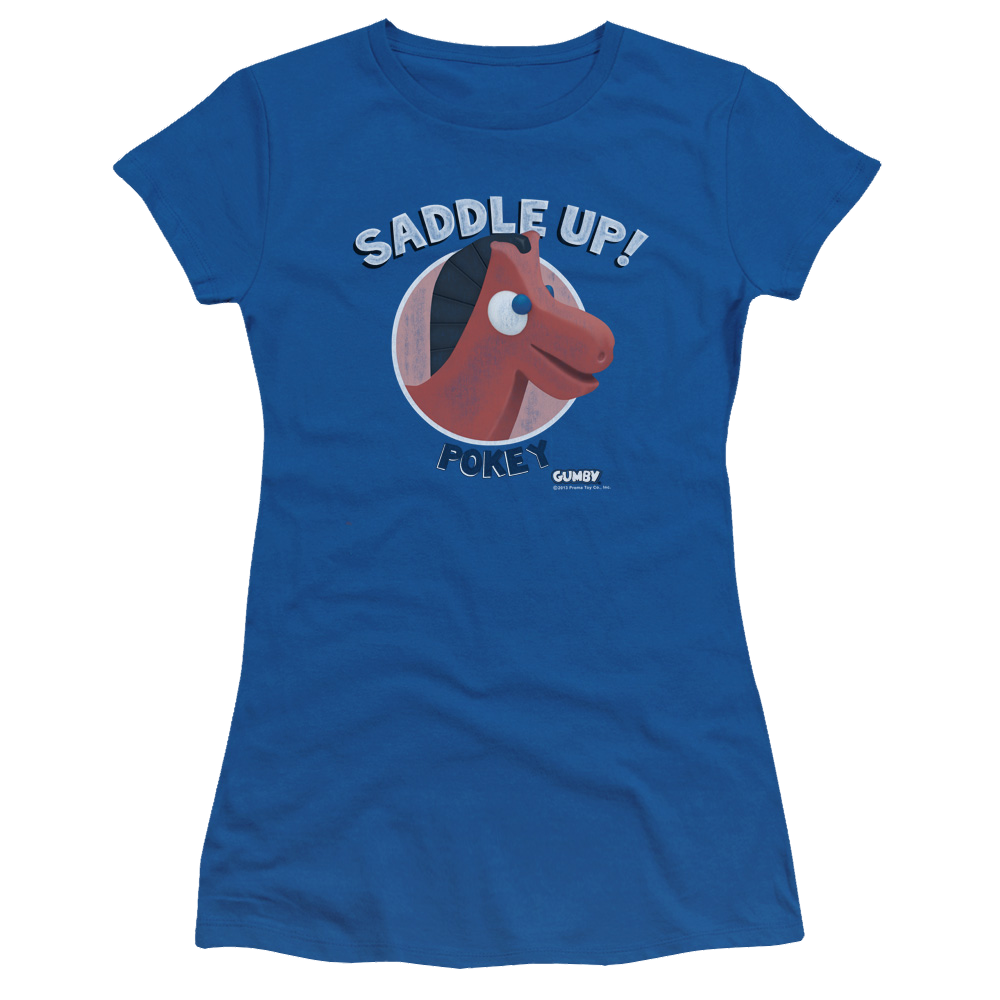 Gumby Saddle Up Juniors T-Shirt Juniors T-Shirt Gumby   