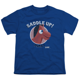 Gumby Saddle Up Youth T-Shirt (Ages 8-12) Youth T-Shirt (Ages 8-12) Gumby   