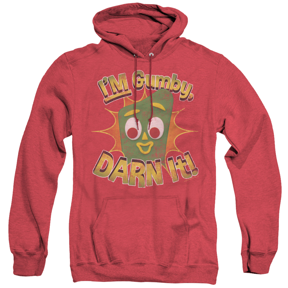 Gumby Darn It - Heather Pullover Hoodie Heather Pullover Hoodie Gumby   