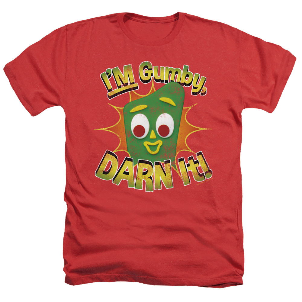 Gumby Darn It Men's Heather T-Shirt Men's Heather T-Shirt Gumby   