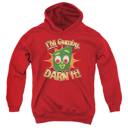 Gumby Darn It Youth Hoodie (Ages 8-12) Youth Hoodie (Ages 8-12) Gumby   