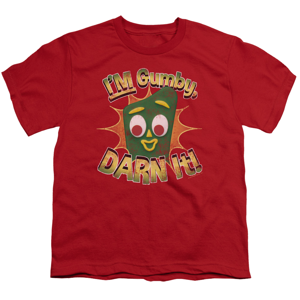 Gumby Darn It Youth T-Shirt (Ages 8-12) Youth T-Shirt (Ages 8-12) Gumby   