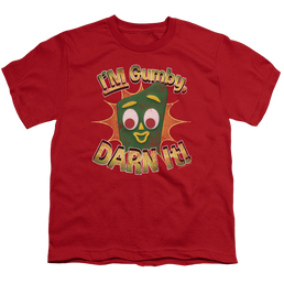 Gumby Darn It Youth T-Shirt (Ages 8-12) Youth T-Shirt (Ages 8-12) Gumby   