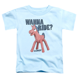 Gumby Wanna Ride Kid's T-Shirt (Ages 4-7) Kid's T-Shirt (Ages 4-7) Gumby   